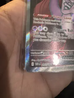 Pokemon TCG Destined Rivals Team Rockets Mewtwo EX Ultra Rare Card 213/182 - Image 2