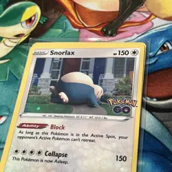 Pokemon Go Snorlax 055/078 Cosmos Holo NM - Image 1