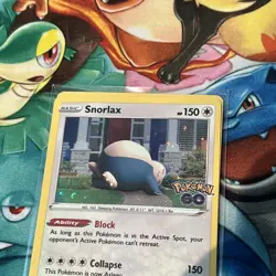 Pokemon Go Snorlax 055/078 Cosmos Holo NM - Image 2