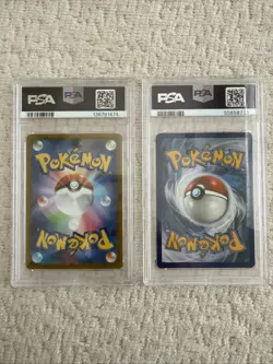 PSA 10 2025 Pokemon SV11B JP #104 Volcarona & 2015 Pokemon XY #17 Volcarona Holo - Image 2