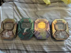 4x Triple Whammy Collector Sealed Tins Lot (Complete Tin Set) Pokemon TCG 🔥🔥🔥 - Image 1