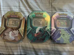 4x Triple Whammy Collector Sealed Tins Lot (Complete Tin Set) Pokemon TCG 🔥🔥🔥 - Image 2