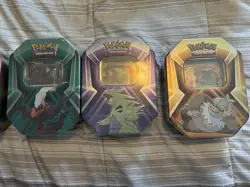 4x Triple Whammy Collector Sealed Tins Lot (Complete Tin Set) Pokemon TCG 🔥🔥🔥 - Image 3