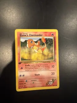 Pokemon 2000 Gym Challenge Blaine's Charmander 1st Edition #61/132 - Image 1