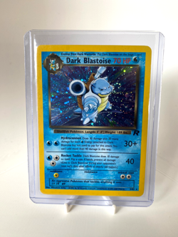 Pokemon Dark Blastoise 3/82 Team Rocket Holo - LP with Swirl - Image 1