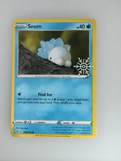 2021 Pokemon Fusion Strike Snom (Snowflake) 084/264 - Image 1
