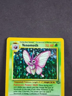 NM - 1999 Pokemon TCG Jungle Venomoth Holo Unlimited Rare 13/64 Vintage - Image 3