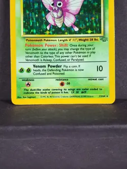 NM - 1999 Pokemon TCG Jungle Venomoth Holo Unlimited Rare 13/64 Vintage - Image 4