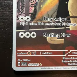 Pokemon Persian 078/064 Sv: Shrouded Fable Full Art Holo Illustration Rare - Image 4