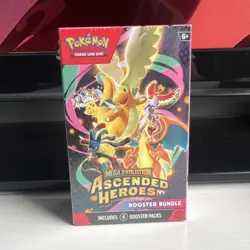 Pokemon TCG Mega Evolution—Ascended Heroes Booster Bundle 6 Packs English 2025 - Image 1