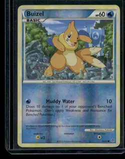 Pokemon Unleashed #45/95 Buizel Reverse Holo - HP - Image 1