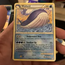Pokemon TCG Wailord Triumphant 31/102 Regular MP. - Image 1