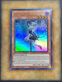 Yugioh Arianna the Labrynth Servant TAMA-EN017 Ultra Rare 1st Ed NM - Image 1