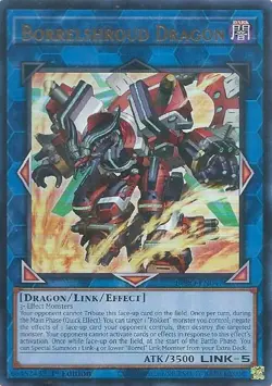 Borrelshroud Dragon - BPRO-EN047 - Ultra Rare - 1st Edition Near Mint Yugioh Car - Image 1
