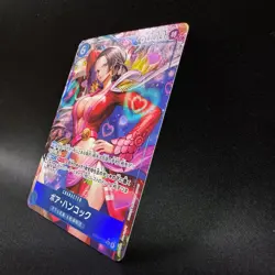 Boa Hancock EB03-026 SR Parallel Alt Art Hashimoto Q One Piece Card Japanese NM - Image 2