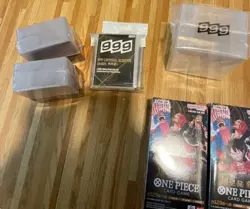 One Piece The New Emperors Booster Boxes (2 Boxes) + Bonus 100 sleeves&Toploader - Image 2
