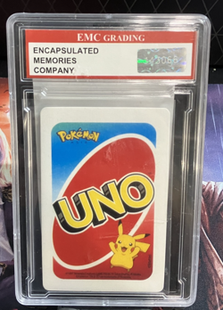 MEWTWO UNO 5 Pokemon Trading Card Game 2020 EMC GRADED 10 ASIA BACK - Image 2