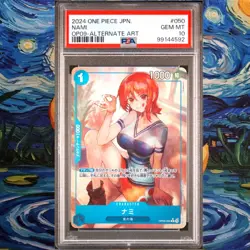 Nami PSA 10 Graded op09 050 Alternate Art Japanese One Piece Card - Image 1