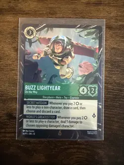 Disney Lorcana Buzz Lightyear Parks Promo Wilds Unknown - Image 1