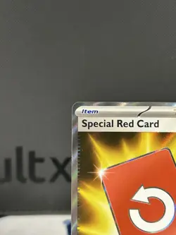 Pokemon 2026 Special Red Card 113/086 Me04: Chaos Rising Holo Full Art Trainer - Image 3