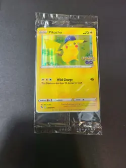Sealed Pokemon GO Pikachu Promo Lot 3 Basic Cards English Regular 028/078 - Image 3