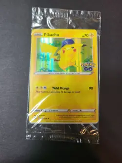 Sealed Pokemon GO Pikachu Promo Lot 3 Basic Cards English Regular 028/078 - Image 5