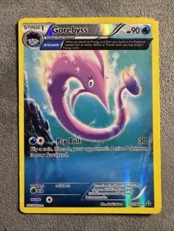 Gorebyss (Reverse Holo) Primal Clash 52/160 Rare Pokemon Card - Image 1