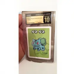 CGC 10 Pristine Bulbasaur Old Maid 2019 Japanese Pokemon Card - Image 1