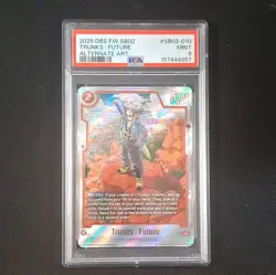 Bandai Dragon Ball Super Card Game Trunks: Future SB02-010 Alt Art Foil PSA 9 - Image 1