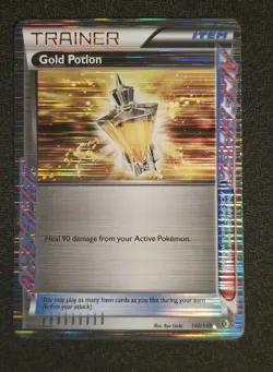 Pokemon TCG Gold Potion Boundaries Crossed 140/149 Rare Ace Holo Card LP-NM - Image 1