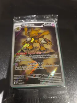Pokemon TCG SV: Scarlet & Violet Promo Cards #009 Alakazam SEALED - Image 1