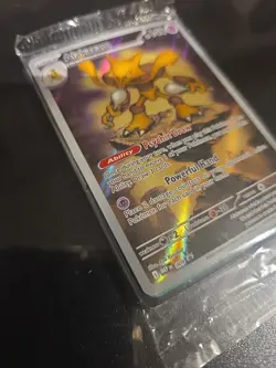 Pokemon TCG SV: Scarlet & Violet Promo Cards #009 Alakazam SEALED - Image 2