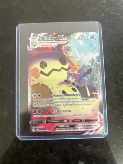 Pokemon Mimikyu VMAX Holo Ultra Rare TCG Card - Image 1