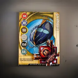 Bakugan Battle Brawlers Limulus 🏅 Gold Gate Card 9/48b | Aquos Bonus - Image 1