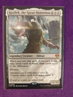 Kozilek, the Great Distortion NM ~Commander Masters MTG - Image 1