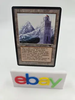 Urza's Tower (Mountains) LP Antiquities MTG Magic Land Card - Image 1