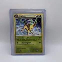 TCG Leafeon 17/90 Undaunted Non-Holo Rare Pokemon Card - Image 1