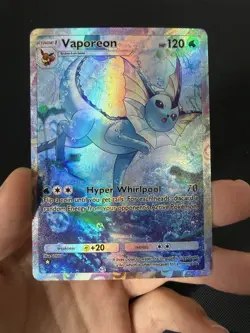 Vaporeon Pokemon Pocket Card TCG DISPLAY ART CARD - Image 1