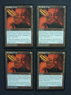 MTG: Tempest: Scalding Tongs x4 - Image 1
