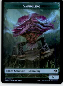 Saproling // Badger Token - Dominaria United - 18 // 15 - Foil NM Magic - Image 2