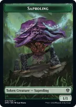Saproling // Badger Token - Dominaria United - 18 // 15 - Foil NM Magic - Image 3