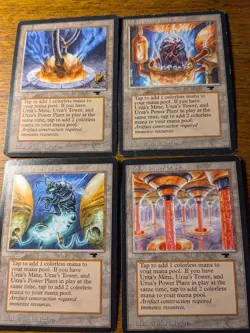 MTG x4 Urza's Power Plant - Antiquities - COMPLETE 4-ART SET - LP/MP - Image 1