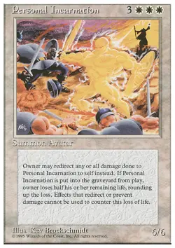 MTG PERSONAL INCARNATION ITALIAN EXC - AVATAR - 4TH - MAGIC - Image 1