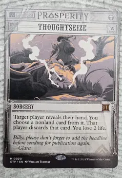 Thoughtseize Outlaws of Thunder Junction: Breaking News Regular - Image 1