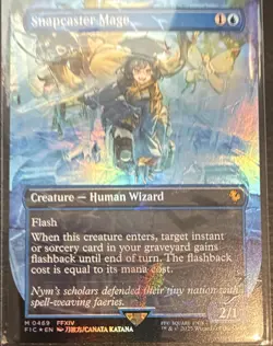 Magic: The Gathering Snapcaster Mage Final Fantasy Mythic Chocobo Track Foil - Image 1