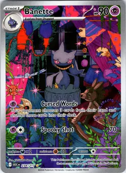 Banette 234/217 Illustration Rare Ascended Heroes Pokemon Holo Near Mint - Image 1