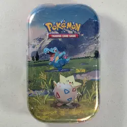 Pokemon TCG Mega Evolution Ascended Heroes Togepi & Totodile Mini Tin NEW SEALED - Image 1