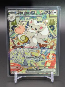 CINCCINO EX 119/086 - Pokemon ME04: Chaos Rising SIR Holo NM - - Image 1