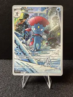 Pokemon Weavile 228/217 Holo Rare Stage 1 100 HP 70 Dark 2026 - Image 1