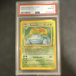 1999 Pokemon Base Set Venusaur 15/102 Holo PSA 8 - Image 1
